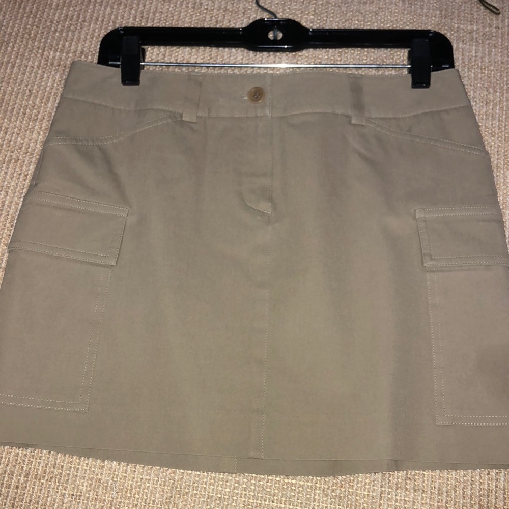 Theory cargo mini skirt